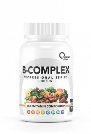 Витамин Б Optimum System Vitamin B Complex - 100 капсул.