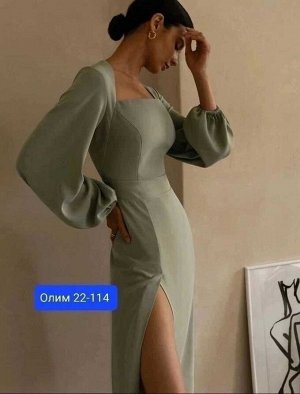 Платье женское Ткань барби Длина 118см