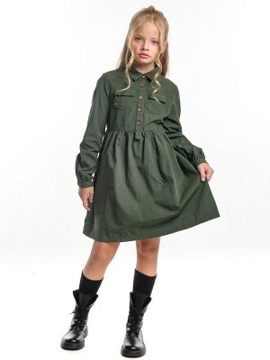 Платье (122-146см) UD 7408(1)зелен-хаки