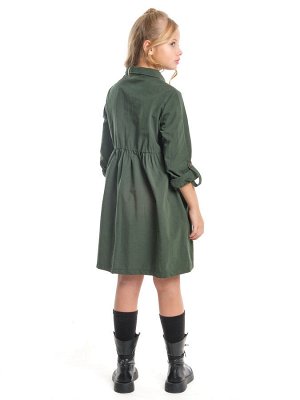 Платье (122-146см) UD 7408(1)зелен-хаки