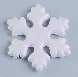 Пенопластовая форма снежинка