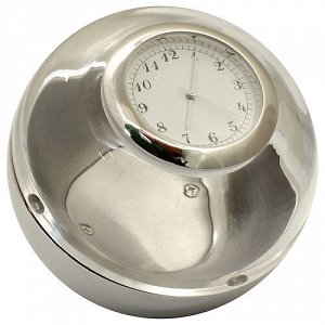 Часы-шар канцелярский магнитный 7 см, металл