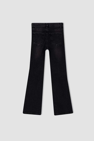 DEFACTO Джинсовые брюки с широкими штанинами для девочек