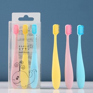 НАБОР ДЕТСКИХ ЗУБНЫХ ЩЕТОК, 3ШТ