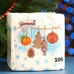 Салфетки Новый год  Гармония цвета 50л. &quot;Тесемочка Подарков&quot; /60/