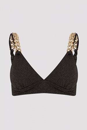 Черный бикини-топ Audrey Bralette