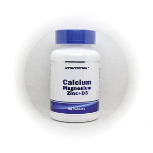 Минералы комплексные MYNUTRITION Calcium Magnesium Zinc+D3 90 tab