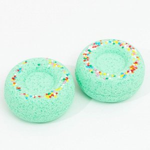 Бурлящие пончики для ванны "Расцветай от счастья!", 2 шт., райское яблоко
