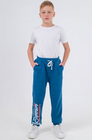 Утепленные брюки для мальчика из футера трехнитки с начесом