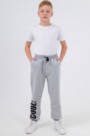 Утепленные брюки для мальчика из футера трехнитки с начесом