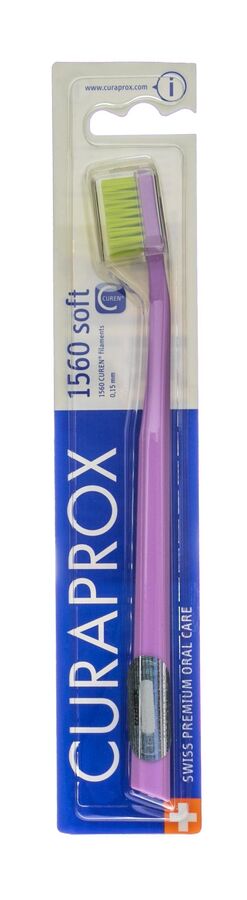 Курапрокс Щетка зубная soft d 0,15 мм CS1560 (Curaprox, Мануальные зубные щетки)
