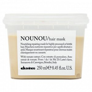 Давинес Интенсивная восстанавливающая маска для глубокого питания волос Nounou Hair Mask, 250 мл (Davines, Essential Haircare)
