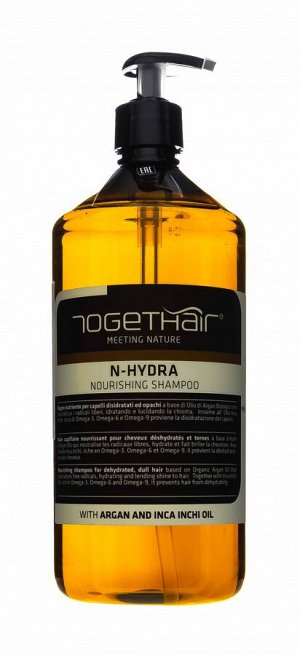 Ту Гет Хэйр Питательный шампунь для обезвоженных и тусклых волос 1000 мл (Togethair, N-Hydra)