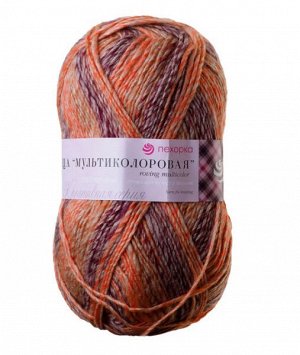 Пряжа Пехорская ПТ "Ровница "Мультиколоровая"