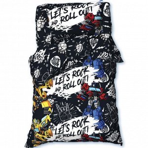 КПБ 1,5 сп "Let's rock" Transformers 143*215 см, 150*214 см, 50*70 см -1 шт, бязь 5270996