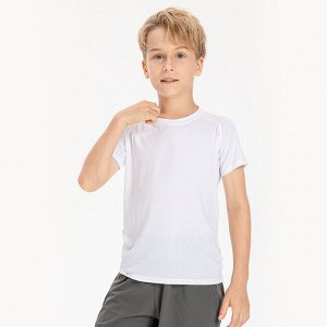 Детская спортивная футболка, цвет белый