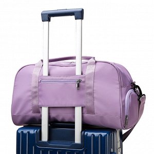 Спортивная сумка текстильная, цвет фиолетовый