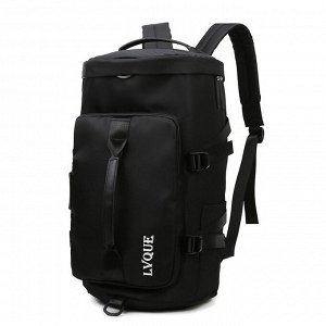 Рюкзак спортивный текстильный большой, цвет черный