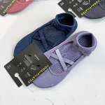 Женские носки для йоги, 2 пары, цвет синий/фиолетовый