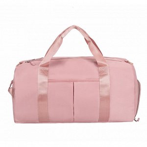 Спортивная сумка текстильная, цвет розовый