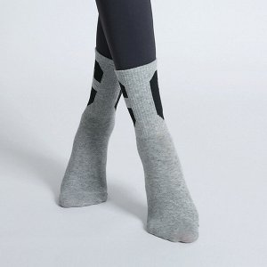 Носки для йоги женские, цвет серый
