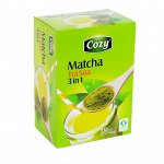 Зеленый чай Матча 3 в 1 с молоком Cozy