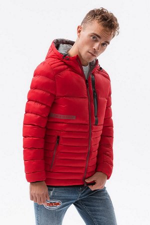 Куртка OMBRE C372-czerwona