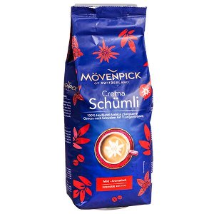 Кофе MOVENPICK CREMA SCHUMLI 1 кг зерно 1 уп.х 4 шт.