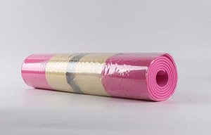 Коврик для йоги, цвет розовый