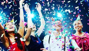 Пневматическая хлопушка Party Popper / 1 шт. 49 см