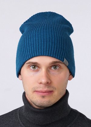 Шапка. Цвет: т.бирюзовый