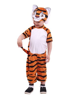 Костюм Российский размер: 104
Материал: плюш
Год: 2022
Страна: Россия
Детский карнавальный костюм Тигренок Тимон - колоритный образ маленького хищника, обитающего в джунглях. Костюм подойдет для утрен