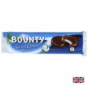 Bounty Secret Centre Biscuits 132g - Печенье Баунти с кокосовой начинкой