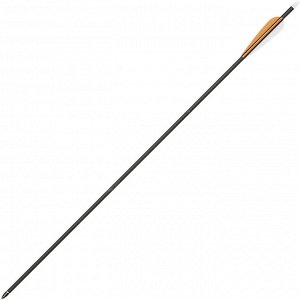Стрела лучная Man Kung, карбон, черная, 30" (76,2 см), ?7.5 мм, spine 330, 25 г