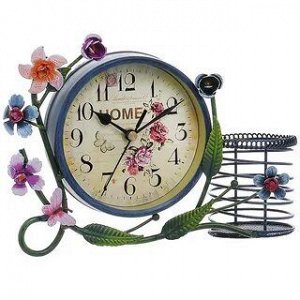 Часы сувенирные с цветами