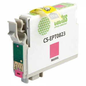 Картридж струйный CACTUS (CS-EPT0823) для EPSON Stylus R270/R390/ RX590, пурпурный