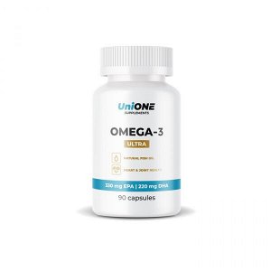 Омега - 3, Жирные кислоты UniONE Omega 3 Ultra 60% 90 caps