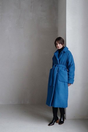 Пальто-одеяло Premium Аlpolux "сапфир"