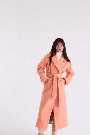 Пальто Дива удлинённое в цвете "Apricot"