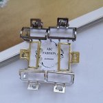 Металические мини-крабики для волос 6 шт разноцветные, арт.061.305