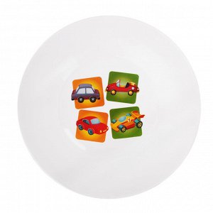 ОСЗ Н-р для завтрака: салатник d12,7см, тарелка d19,6см, кружка 200мл, Веселый транспорт, 2 дизайна
