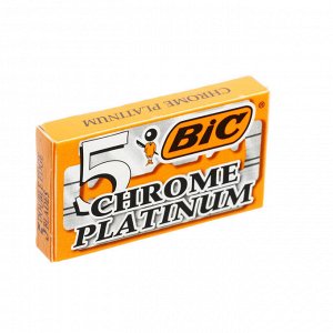Лезвия двусторонние BIC Chrome Platinum К5