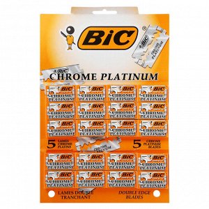 Лезвия двусторонние BIC Chrome Platinum К5