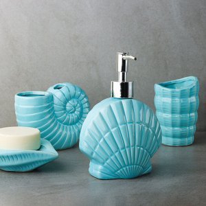 VETTA Держатель для зубных щеток и пасты "Океан", керамика, 2 цвета