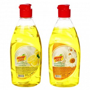Гель для мытья посуды Mister Dez Eco-Cleaning Лимон / Ромашка, п/б, 450 мл