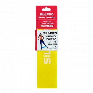 SILAPRO Фитнес-резинка, 30х5х0.03 см, нагрузка 8 кг, латекс (Шт)