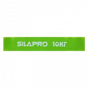 SILAPRO Фитнес-резинка, 30х5х0.05 см, нагрузка 10 кг, латекс