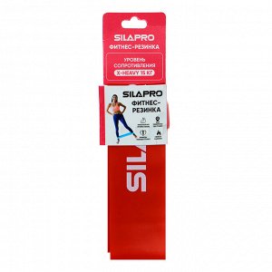 SILAPRO Фитнес-резинка, 30х5х0.07 см, нагрузка 15 кг, латекс