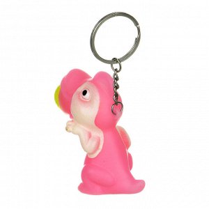 ИГРОЛЕНД Мини-поппер "Веселые динозаврики", 2 шарика, PVC, EVA, 5,5х7,5х4см, 4 дизайна