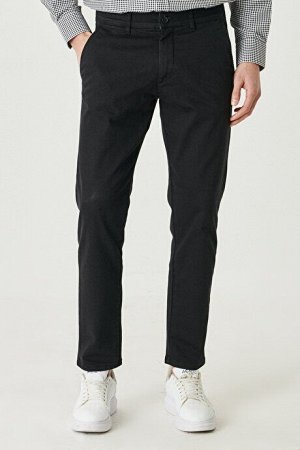 Черные брюки Comfort Fit с эластичным боковым карманом на 360 градусов